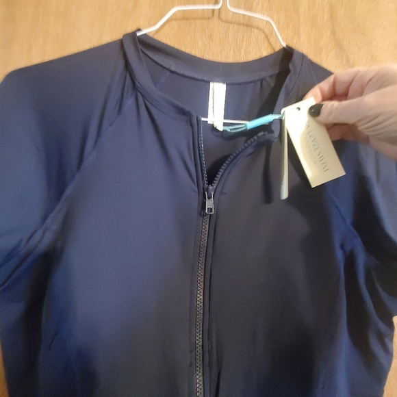 SEA LEVEL SWIM.AUSTRALIA.  ONEPIECE. NWT NIGHT SKY BLUE. SZ 14. - Picture 5 of 11